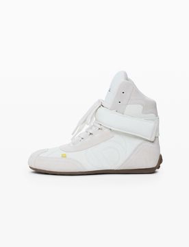Basket en cuir, , Cow Leather, Blanc, 36