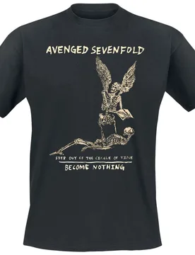 T-Shirt - Become Nothing - S bis 4XL - für Männer - Größe 4XL - schwarz - Lizenziertes Merchandise! - Männer - male - Avenged Sevenfold - FashionsVida
