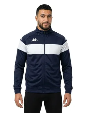 Sweat à Demi-zip Dacone Blue Marine / White XL - Kappa - FashionsVida
