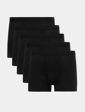 Pack Pure Cotton Cool & Fresh™ Trunks Black male - M&S - FashionsVida