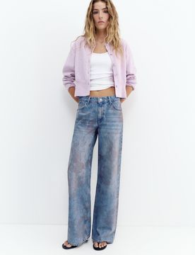 Jeans Baggy Fiori
