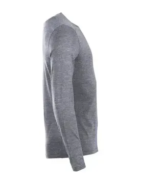 Langarmshirt 200 Oasis Thermo gritstone heather - XXL Herren XXL adult Herren - Icebreaker - FashionsVida