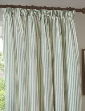 Hebden Blackout Pencil Pleat Curtains Green Mix - YARD - FashionsVida