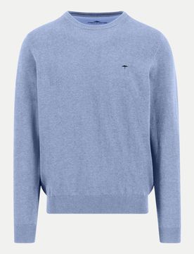 O-Neck, Superfine Blau 3XL