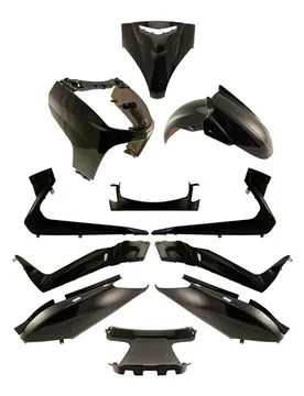 Kit Set Carene Nere 11Pz. Per yamaha X-MAX (2005-2009) taglia unic - ONE - FashionsVida