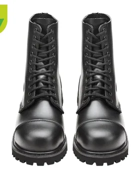 Boot - Vegantom 10 eyelett boots - EU40 bis EU47 - Größe EU44 - schwarz - Unisex - unisex - Brandit - FashionsVida