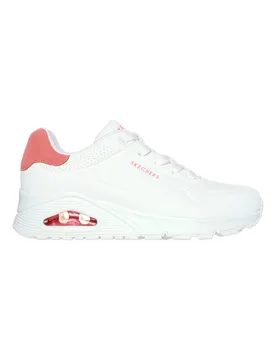 Sneakers Bianche Street Uno - Pop Back 41 - Skechers - FashionsVida
