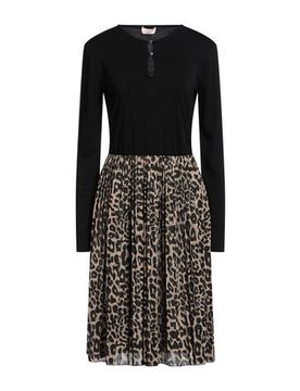 Vestido midi Mujer Negro 34 Mujer