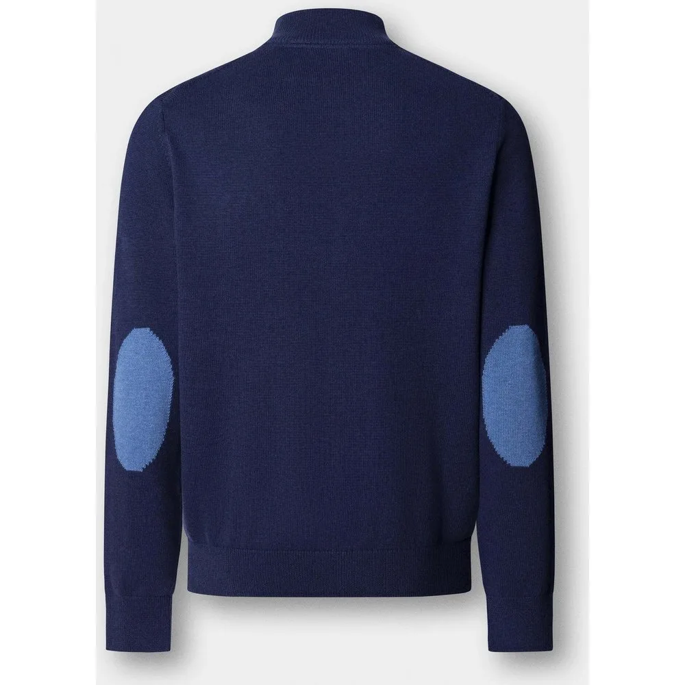 Cárdigan de hombre con cremallera completa con logo - Hackett - FashionsVida