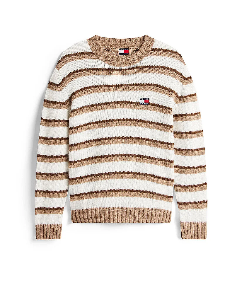 Tommy Jeans Pull beige XL - Tommy Jeans - FashionsVida