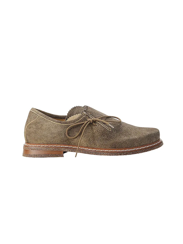Trachtenschuhe - Haferlschuhe ANTIKBOCK olive 43 herren - DIRNDL & BUA - FashionsVida
