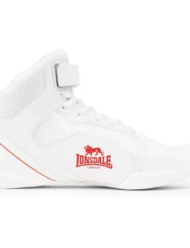 Chaussures De Boxe Rufford White / Red EU 42 - Lonsdale - FashionsVida