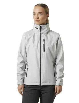 Crew Hooded 2.0 Jacket Grey Fog XS Women - Helly Hansen - FashionsVida