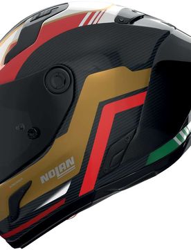 Casco Moto Integrale X-804 RS UC PIEGA 367 Carbonio Or taglia XX