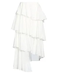 ALAÏA Maxi-Rock Damen Weiß 34 Damen