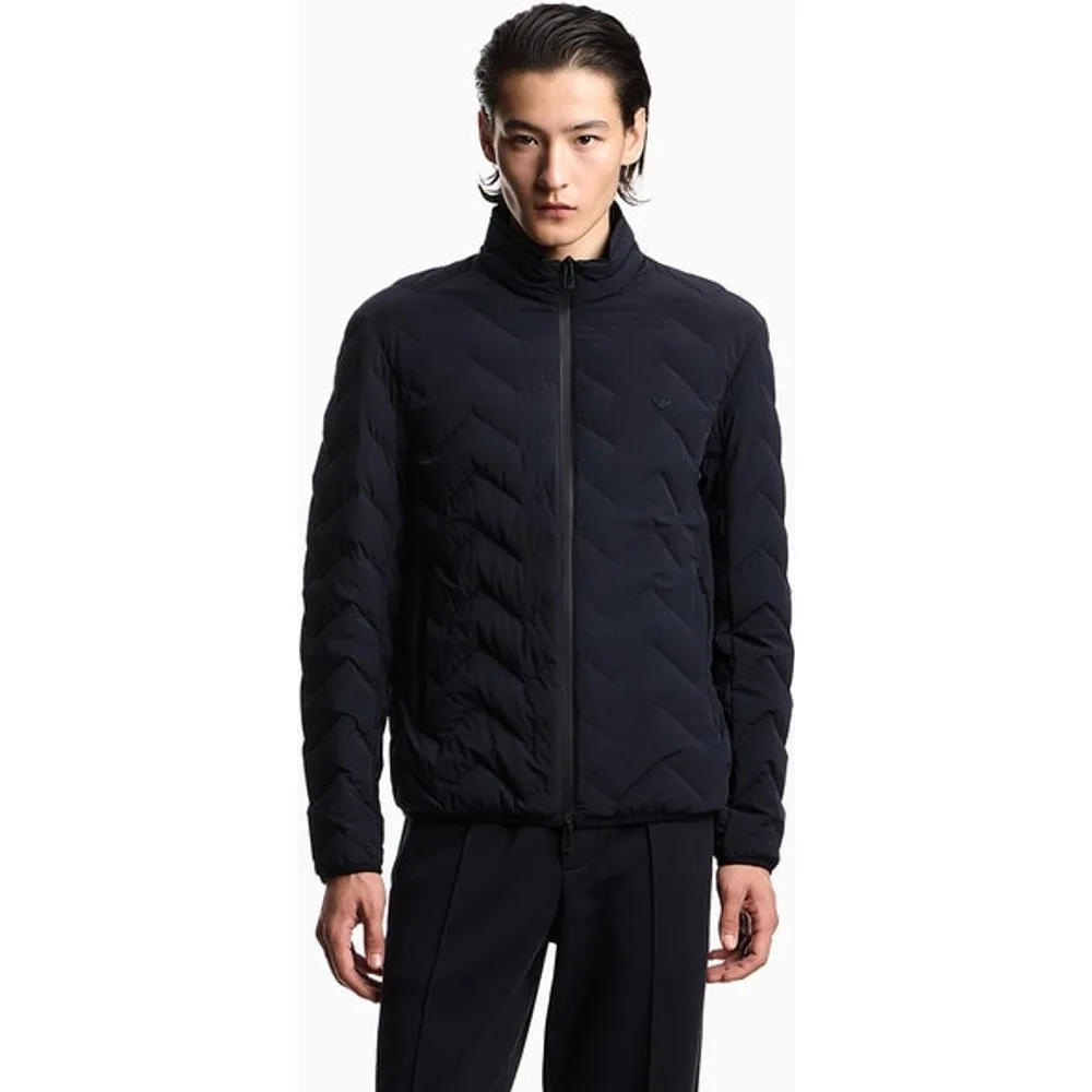 Plumífero de hombre acolchado logo - Emporio Armani - FashionsVida