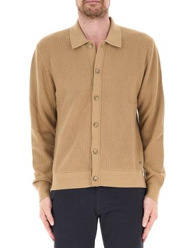 Cardigan misto lana BOSS CAMMELLO XXL