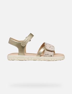 Schuhe Sandal Haiti Mädchen Hellgold 24 Hellgold