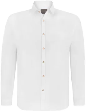 Trachtenhemd Ernesto (weiss, Gr. M) von Classics für Herren, Trachtenhemden, 100% Baumwolle - Stockerpoint - FashionsVida