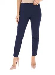 Pantaloni a sigaretta LAUREN BLU NAVY 4