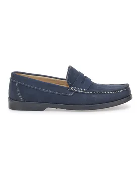 Mocassino Blu Made In Italy da Uomo 195 42 - SEVENOAKS - FashionsVida