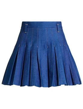 Falda vaquera Mujer Azul marino 38 Mujer - Nora Barth - FashionsVida
