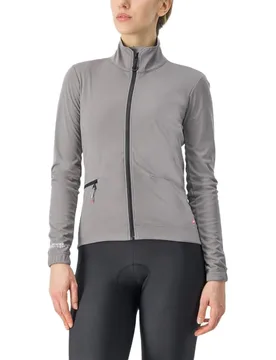 Giacca Vento Trail Gore-tex Infinium™ Windstopper® Grey Niquel - Castelli - FashionsVida