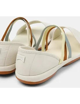 Sandalias planas de mujer Right Nina Twins de piel - Camper - FashionsVida