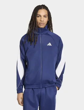 Mens Giacca Da Allenamento Stadium - Blu, blu blu Uomo taglia XL - Adidas - FashionsVida