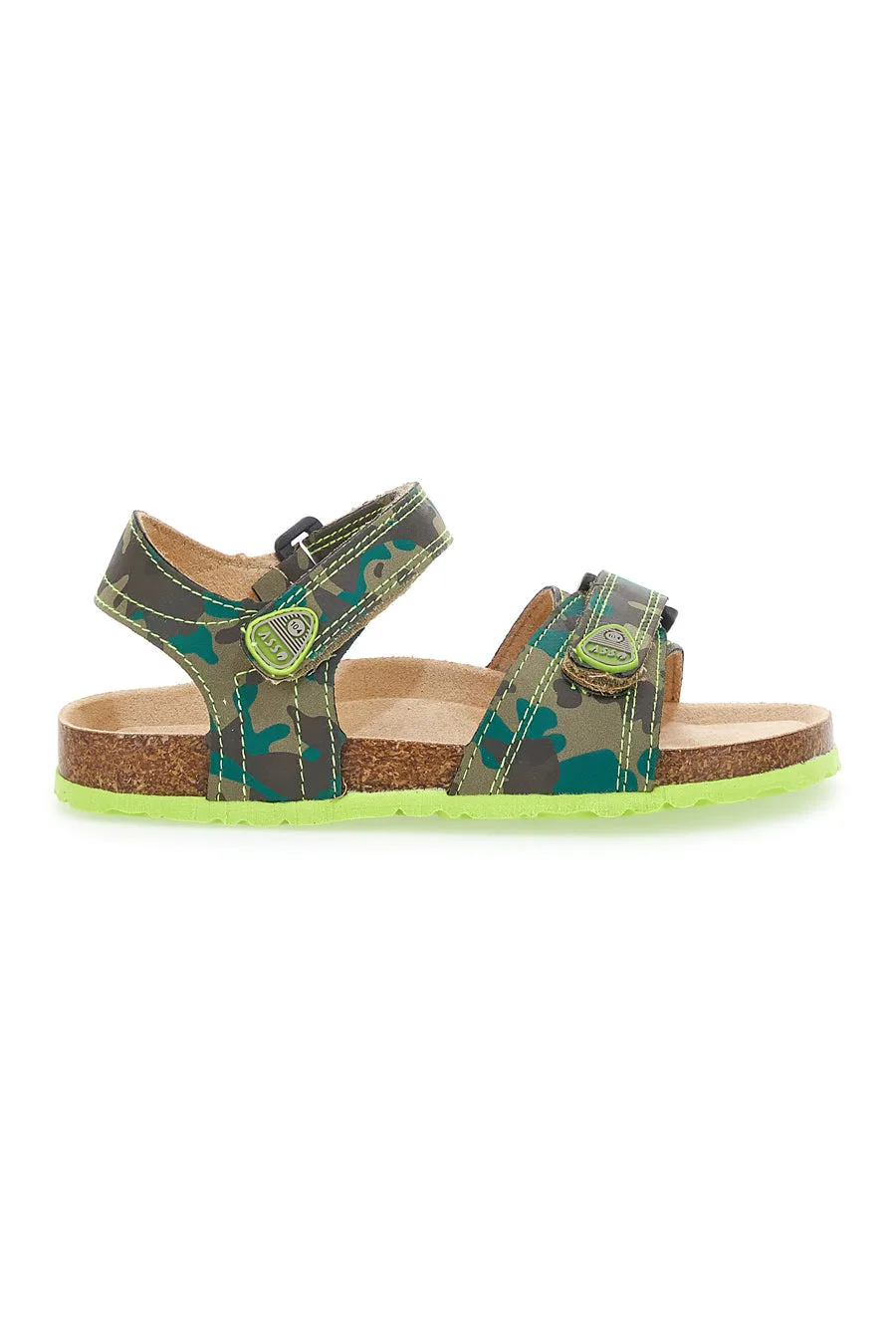Sandali 7711 Verde Camouflage 33 - ASSO - FashionsVida