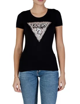 Guess Damen T-Shirt Schwarz 504030