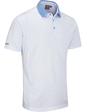Ping Polo Jared, weiss/blau s - PING - FashionsVida