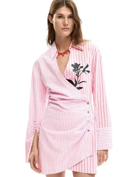 Desigual Damen Kleid Rosa 514697