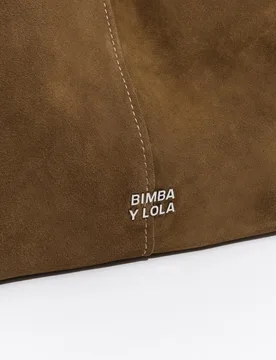 Bolso de hombro de mujer grande serraje - Bimba y Lola - FashionsVida