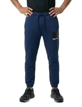 Pantalon De Survêtement Box Logo Regular Black Iris L - Karl Lagerfeld Jeans - FashionsVida