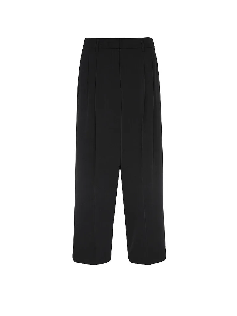 Hose Barrel Leg schwarz 36 damen - Comma - FashionsVida