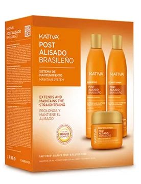 Kit Post Alisado BrasileÃ±o - KATIVA - FashionsVida