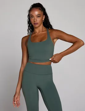 Camiseta de tirantes con espalda cruzada y tiras Tempo para mujer de MP - nube - XS - MyProtein - FashionsVida