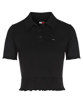 Tommy Jeans Polo nero M - Tommy Jeans - FashionsVida