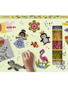 Circa 6.000 + 3 Piatti (38307) Kit Per Hobby - Hama Beads - FashionsVida