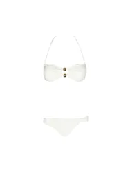 Bikinioberteil da donna a fascia crema 80B