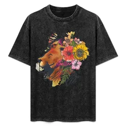 Leo Lion T-Shirt Comfortable Basic Crew Neck Tee