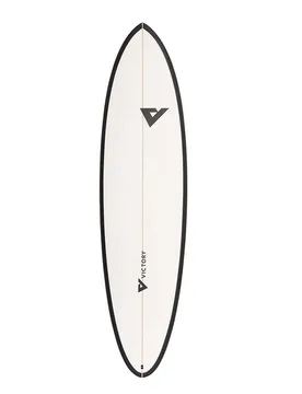 Planche De Surf Midlength Epoxy 7´4 Matt Black 223.51 cm unisex - Victory - FashionsVida