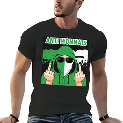 Anti lyonnais T-Shirt quick-drying summer top vintage clothes graphic tee shirt men workout shirt