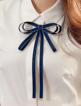 Women's Bow Tie Brooch British Korean Fashion Dress Suit Shirt Sweater Accessories Flight Attendant Bank Collar Flowers Pins - Aliexpress - FashionsVida