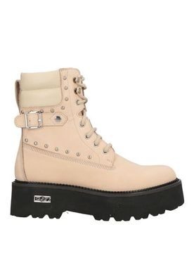 Botines de caña alta Mujer Beige 36,37,38,39,40 Mujer