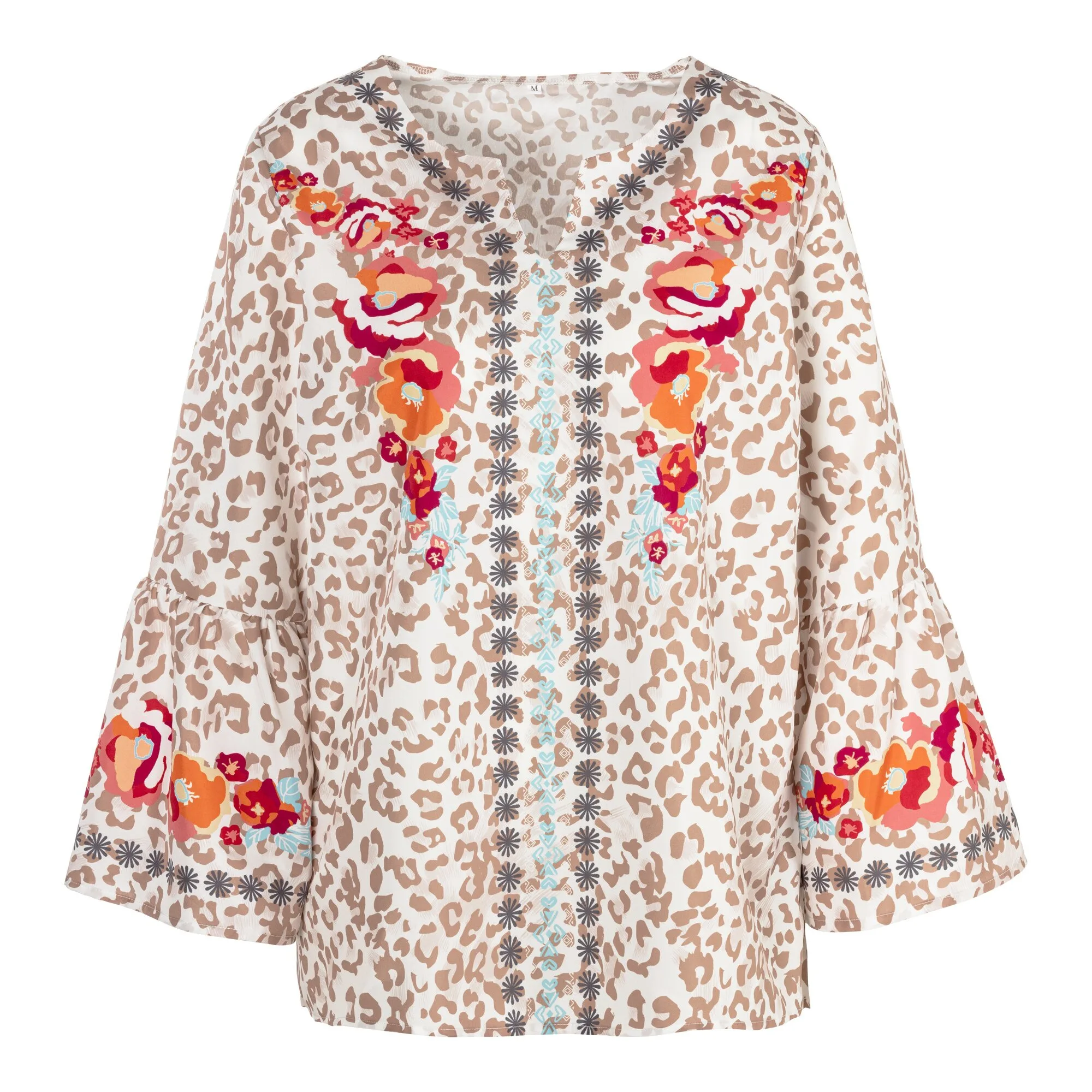 Bluse "Romantik" XXL mehrfarbig - wedolina - FashionsVida