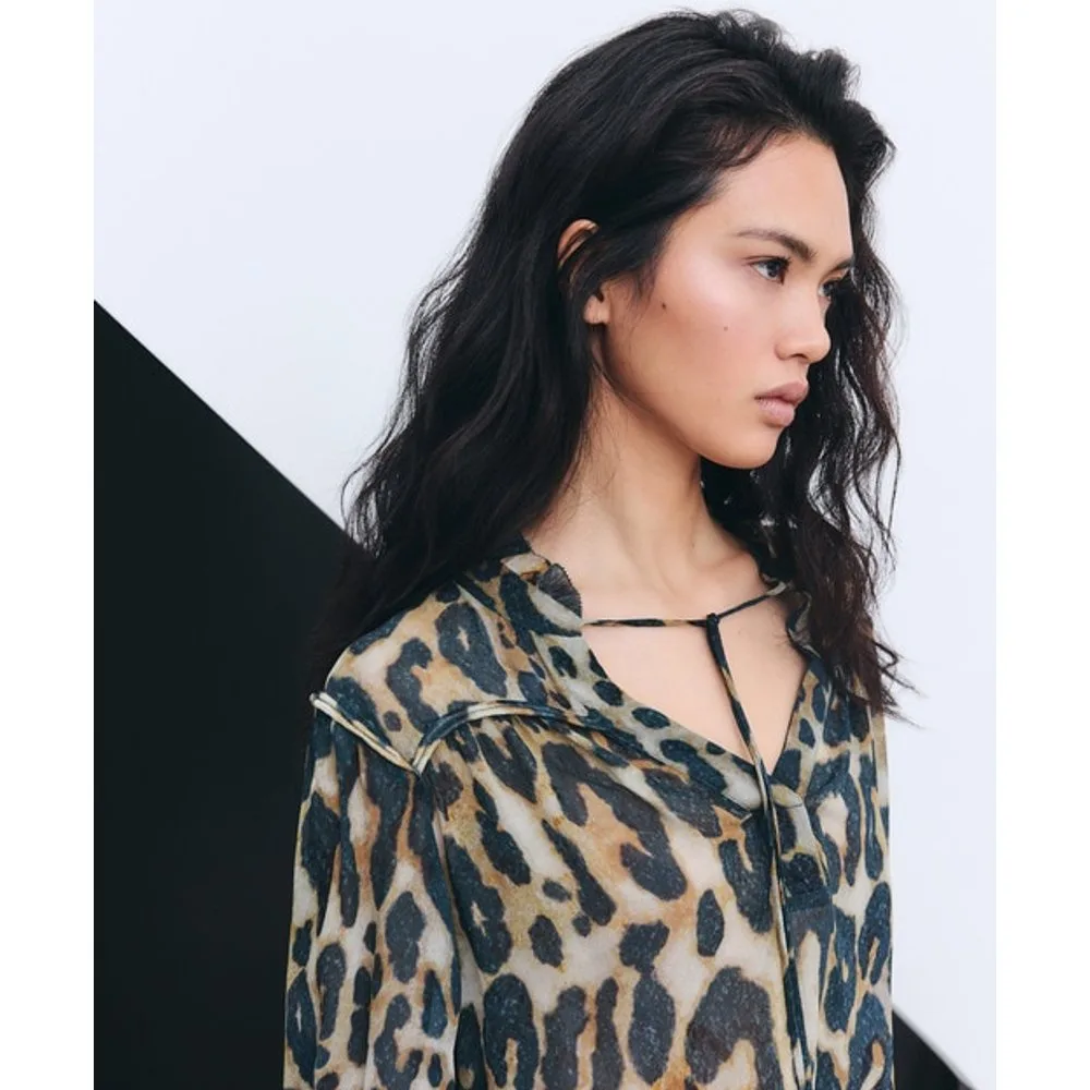 Blusa de mujer animal print - Tintoretto - FashionsVida