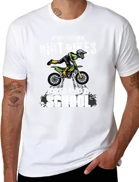 Born To Ride Dirt Bikes Forced To Go To School Riders Gift T-Shirt printed t shirts for man t shirts with prints T-Shirt - Aliexpress - FashionsVida
