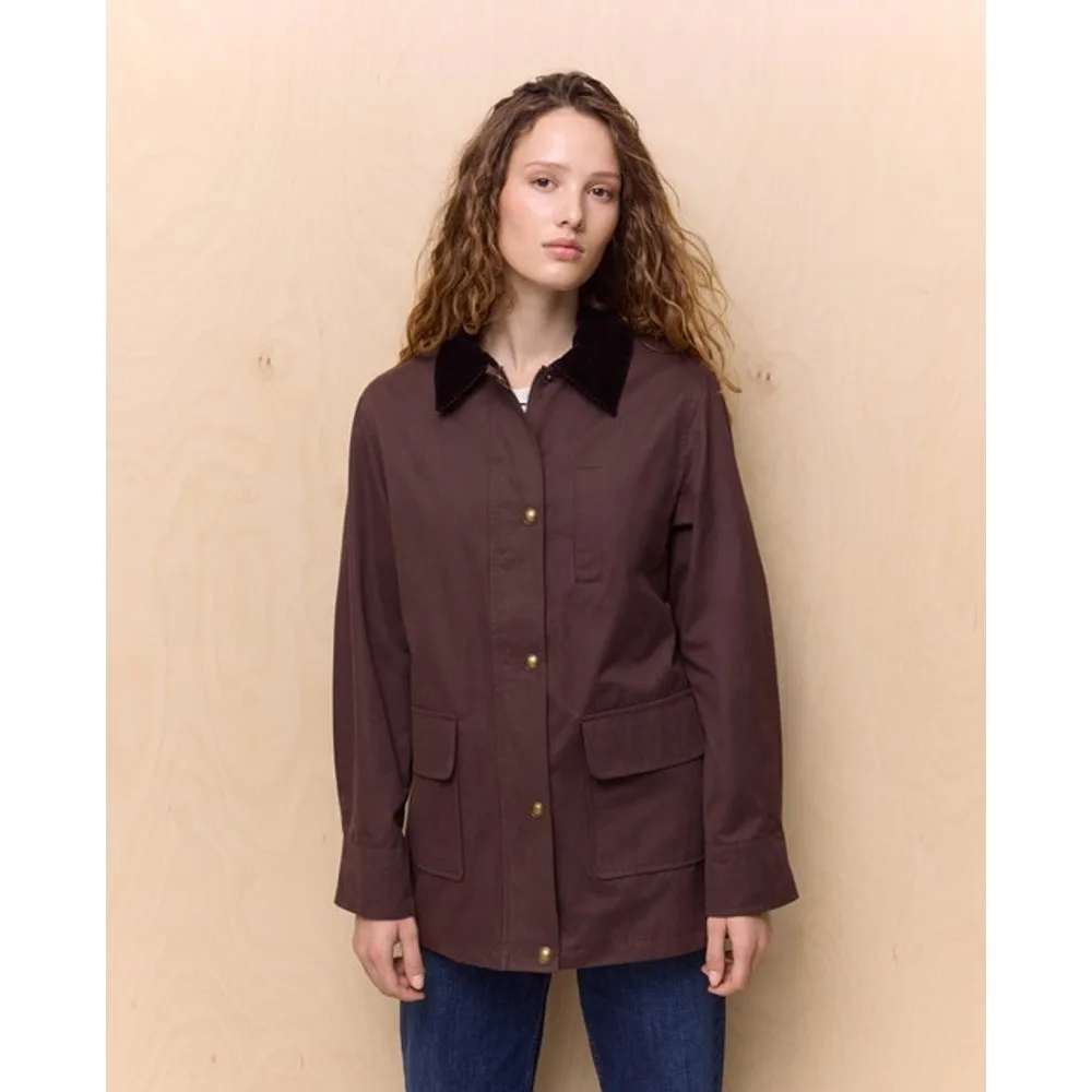 Parka de algodón lisa de mujer - Easy Wear - FashionsVida
